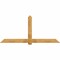 Ekena Millwork Eugene Rough Sawn Timber Gable Bracket, Western Red Cedar, 96"W x 44"H x 6"D x 6"F, 11/12 Pitch GBW096X44X0606EUG00RWR - alternate 1